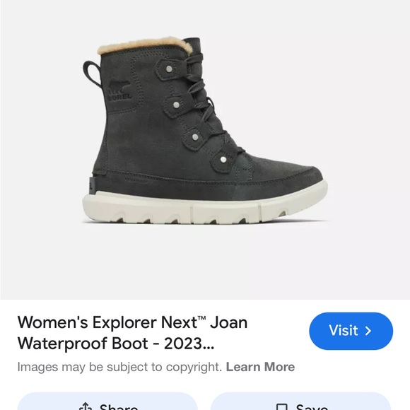 NWT Sorel Explorer Next Joan 100g Waterproof Boots women’s shoe size 9 - Picture 3 of 10